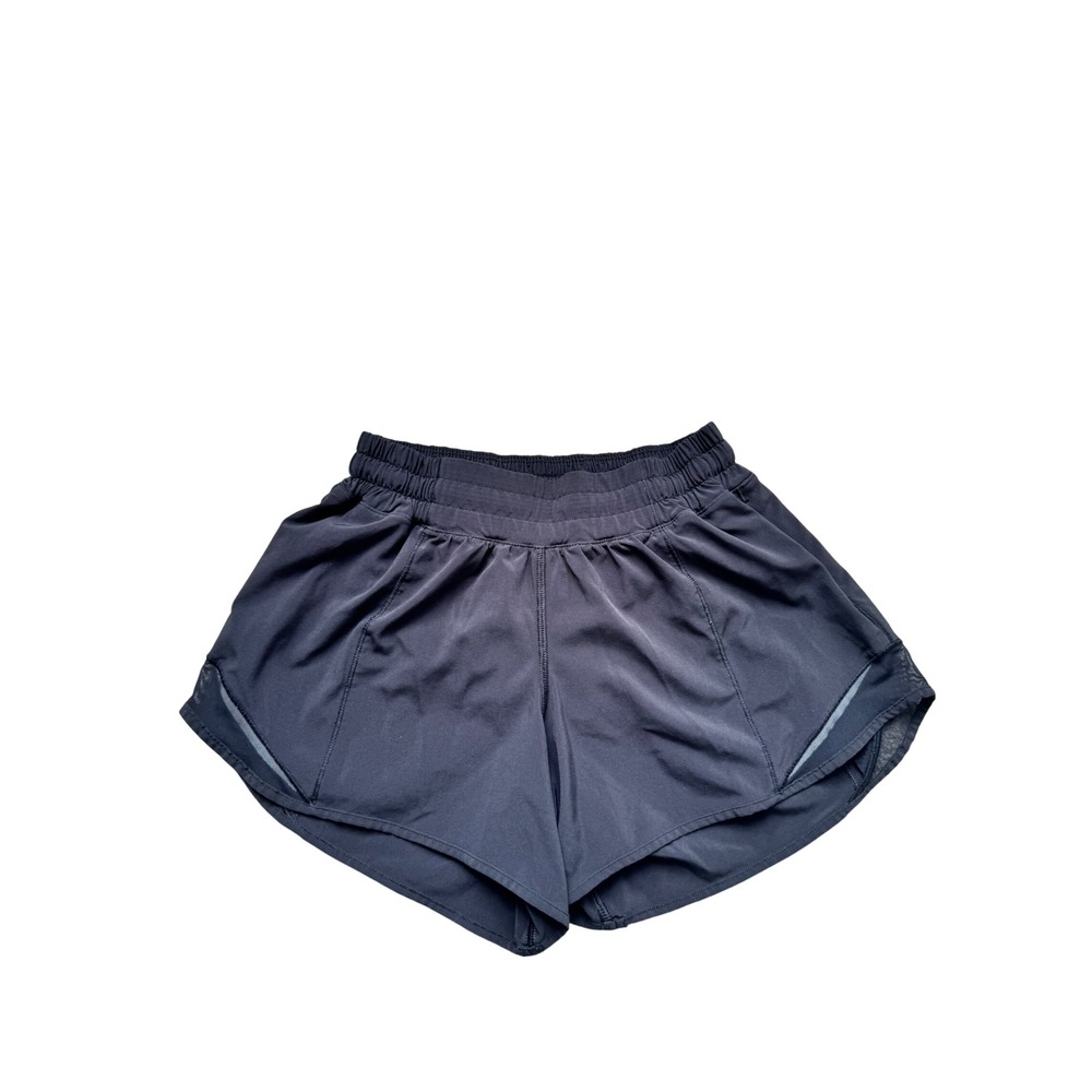 Lululemon Hotty Hot Shorts Black Women's Size 4 Tall Activewear Athleisure Gym